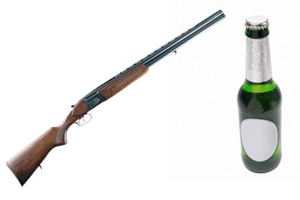 Meet the Swedish hunter who opens beer bottles with shotgun!