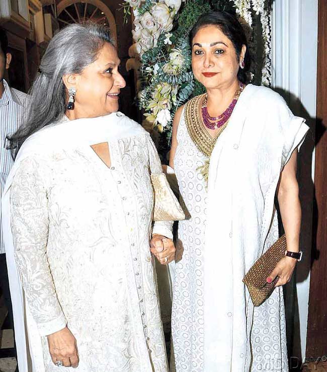 Jaya Bachchan and Tina Ambani 