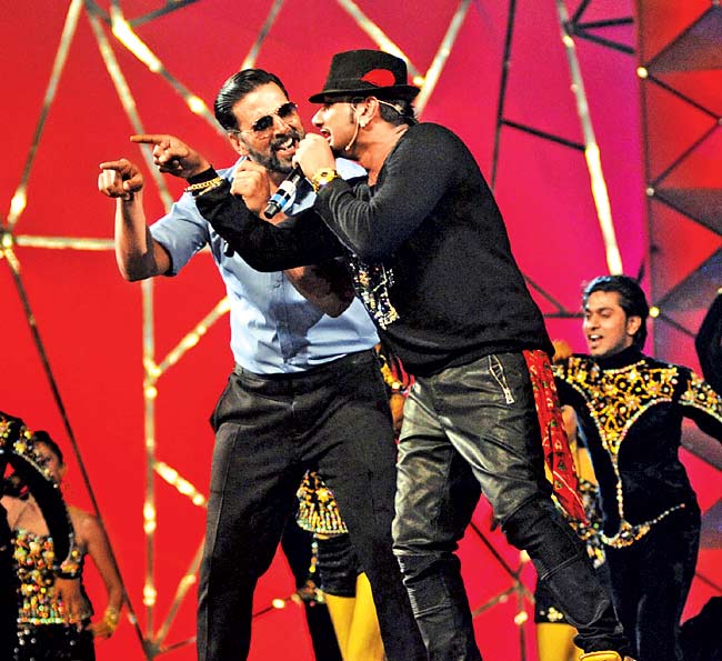 Akshay Kumar and Honey Singh