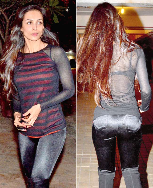 Spotted: Malaika Arora Khan in a sheer black top