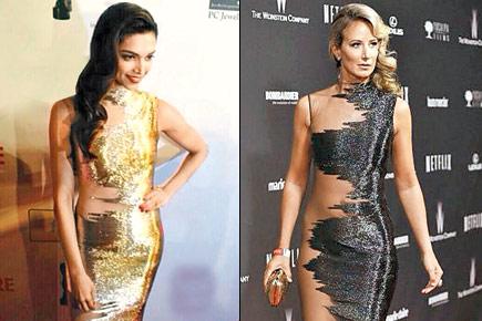 Deepika's outfit similar to a British socialiate