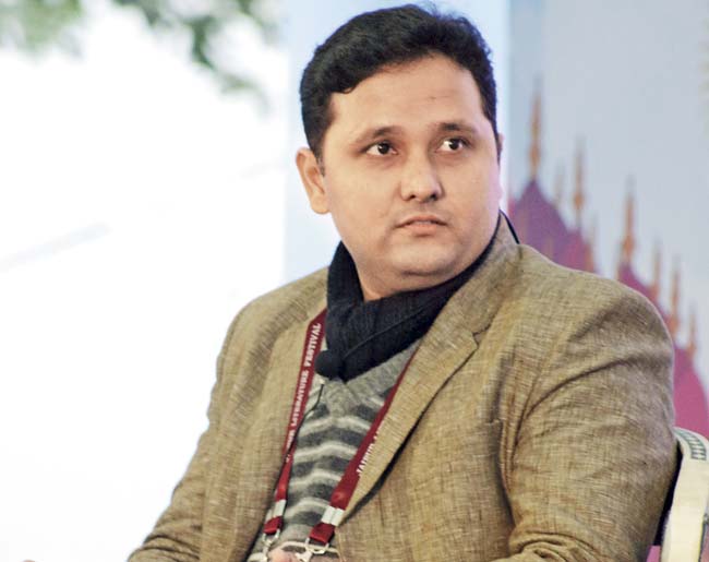 Amish Tripathi, author of the Shiva trilogy, spoke to the audiences of his writing process