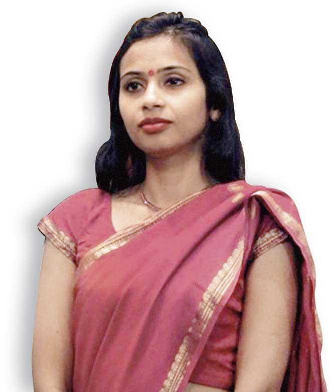 Missing her family: Devyani Khobragade has been separated from her kids since January 10, the day she returned to India. File pic