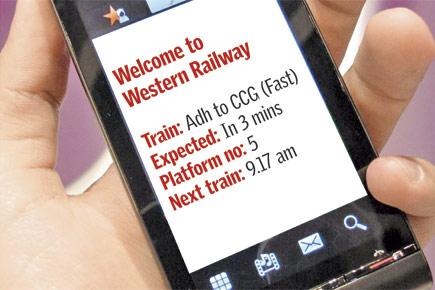 New mobile app to track train schedules on a real-time basis