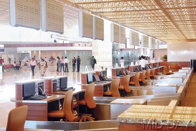 The design elements add an attractive aspect to the terminal’s working atmosphere. Pic/Sayed Sameer Abedi