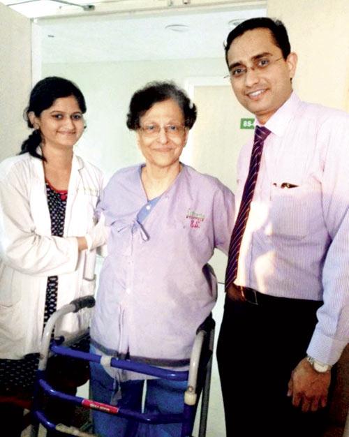 After spending over Rs 2 lakh for the surgery, 73-year-old Thrity Dalal was discharged from hospital on January 25 and is now undergoing physiotherapy