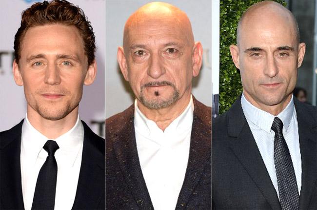 Tom Hiddleston, Ben Kingsley and Mark Strong