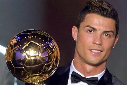 Cristiano Ronaldo wins the 2013 FIFA Ballon d'Or