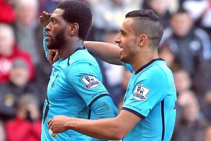 EPL: Adebayor double sees Tottenham down Swansea