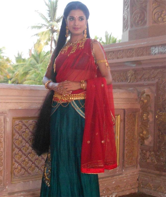Pooja Sharma who plays Draupadi in mythological TV drama 