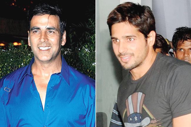 Akshay Kumar and Sidharth Malhotra