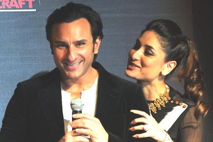 Saif Ali Khan's ladylike look in film amuses Kareena Kapoor
