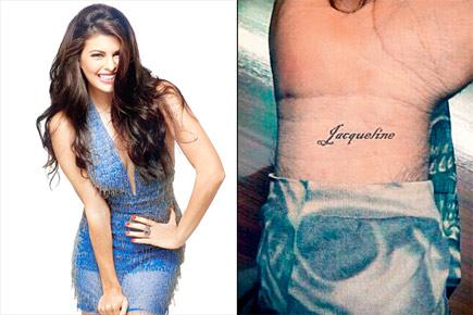 Jacqueline Fernandez's fan tattooed her name on his wrist