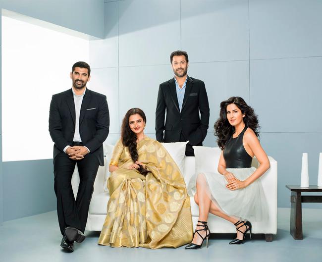 Aditya Roy Kapur, Abhishek Kapoor, Rekha and Katrina Kaif