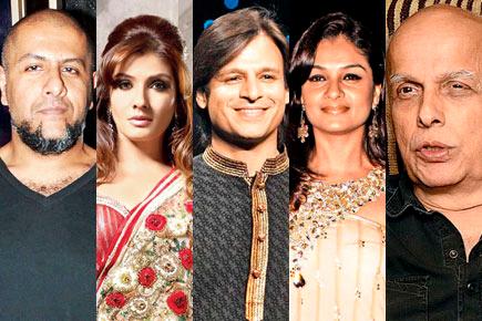 Which political party is Bollywood siding with?