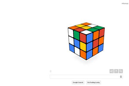 Rubik's Cube turns 40; Google celebrates with a doodle