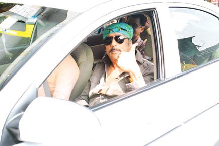 Spotted: Jackie Shroff on his way to shoot