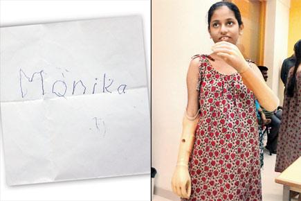 Mumbai girl, who lost both arms in train accident, can write again