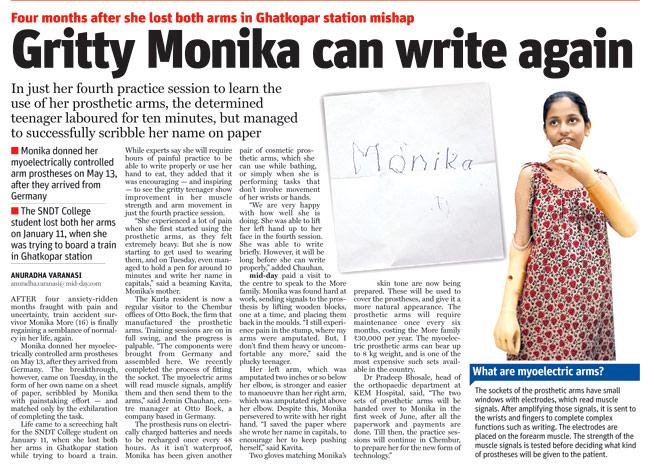 Click to view: Gritty Monika can write again