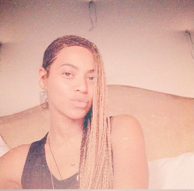 Beyonce Knowles posted a selfie. Pic/Beyonce KNowles
