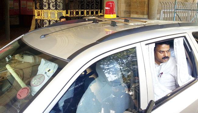 Mayor Sunil Prabhu is upset as the mayor is no longer allowed to sport a red beacon on his car. File Pic