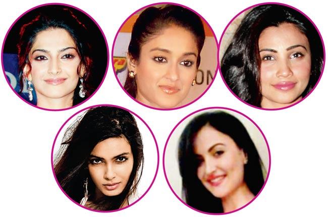 Sonam Kapoor, Ileana D’Souza, Daisy Shah, Diana Penty and Elli Avram