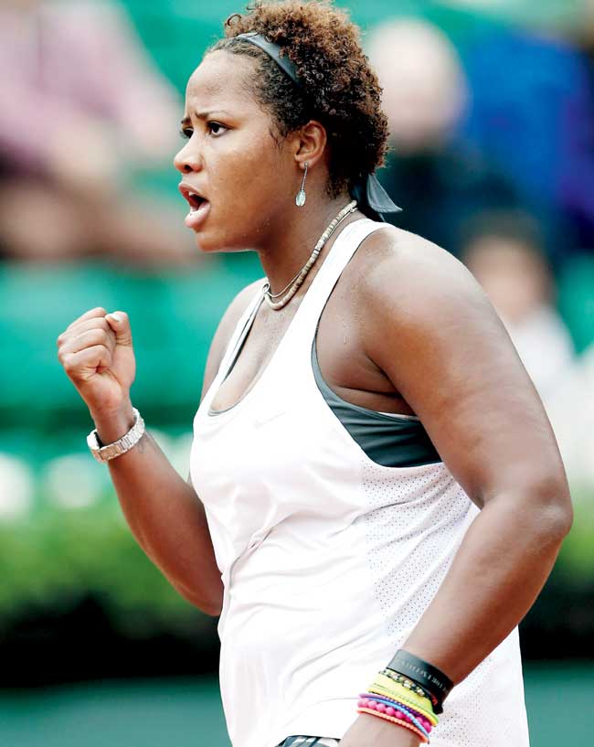 Taylor Townsend scores a point