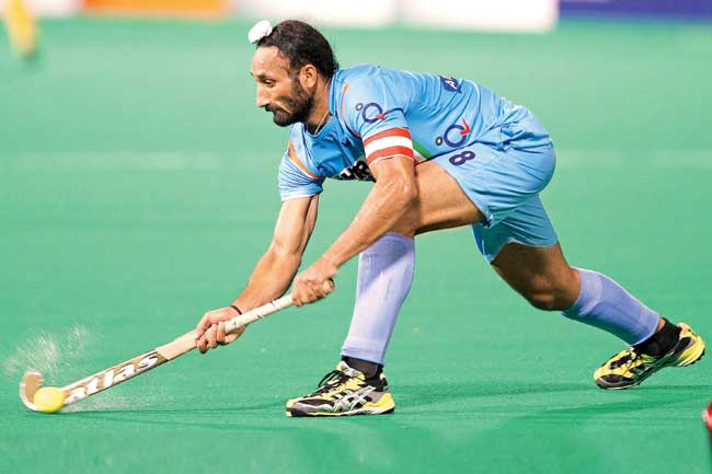 Indian captain Sardar Singh. Pic/Getty Images
