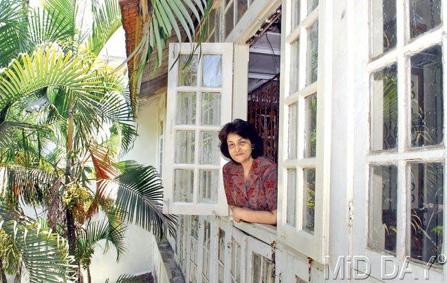 Ingrid Pinto at her 80-year-old house. Pic/Sayed Sameer Abedi