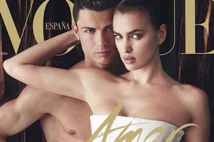 Cristiano Ronaldo posed naked with topless Irina Shayk 