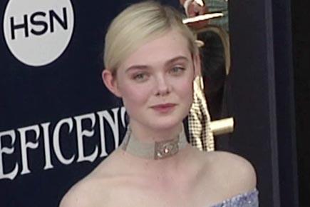 Elle Fanning at the world premiere of 'Maleficent' 