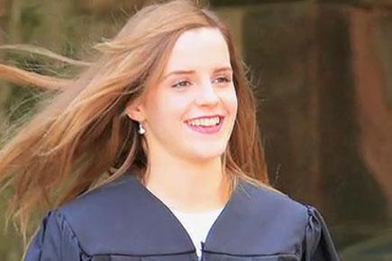 Emma Watson graduation ceremony at Brown University