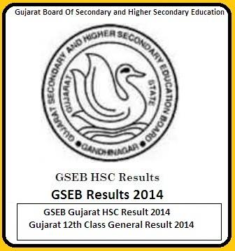 GSEB Result 2014 / www.gseb.org