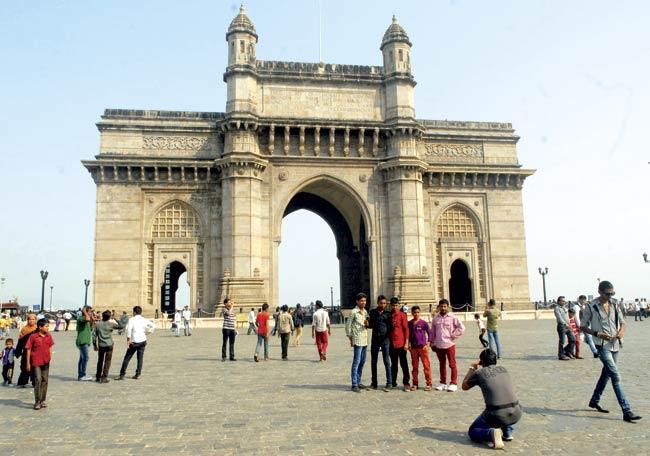 The Gateway of India is a favourite destination for almost all tourists in Mumbai. Pic/Shadab Khan