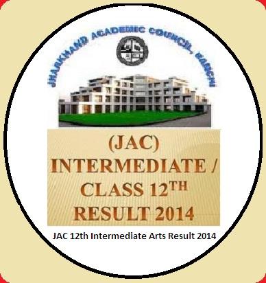 JAC Result 2014 / JAC 12th Arts Result / JAC Intermediate Result 2014