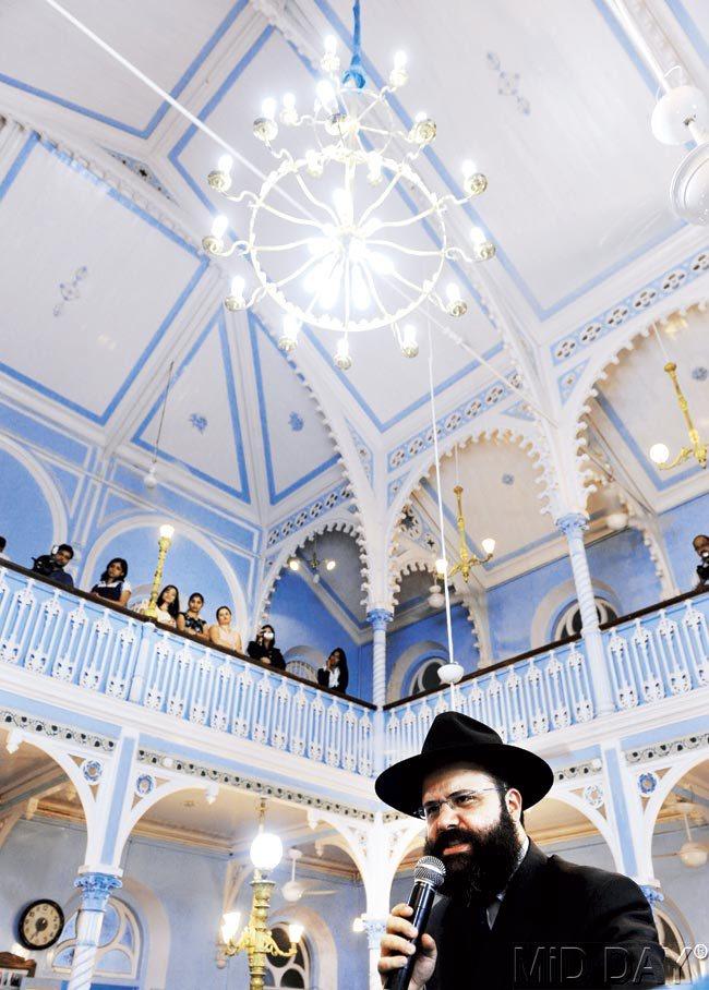 Kenesseth Eliyahoo Synagogue in Mumbai. Pic/AFP