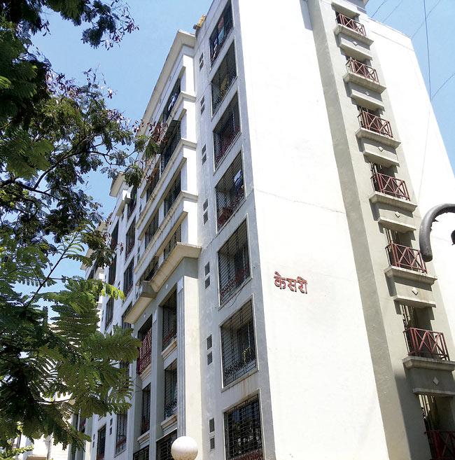 Kesri Apartments in Charkop, Kandivli, where the four watchmen targeted resident Sunny D’souza’s flat