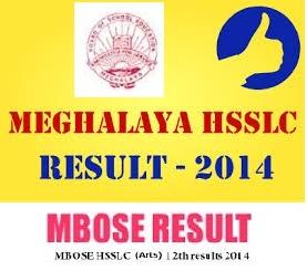 MBOSE HSSLC 12th Arts Result 2014