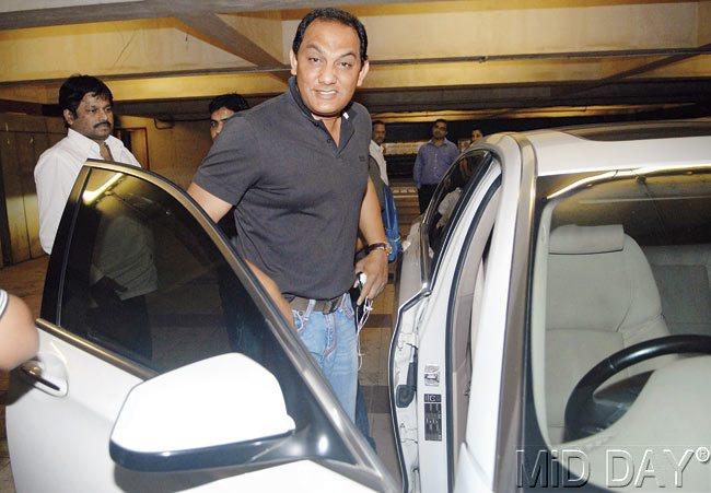 Mohammed Azharuddin, snapped outside the BCCI office, looking forward to brighter days. Pic/Shadab Khan
