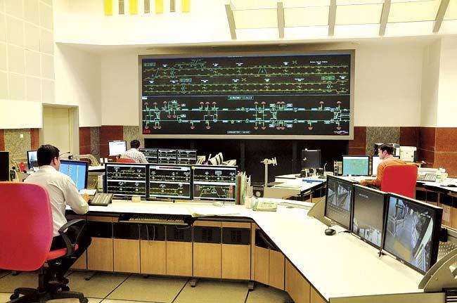 Different sections in the Operation Control Centre handle six vital operational aspects of the Metro