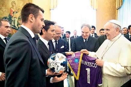 Money can contaminate football: Pope Francis