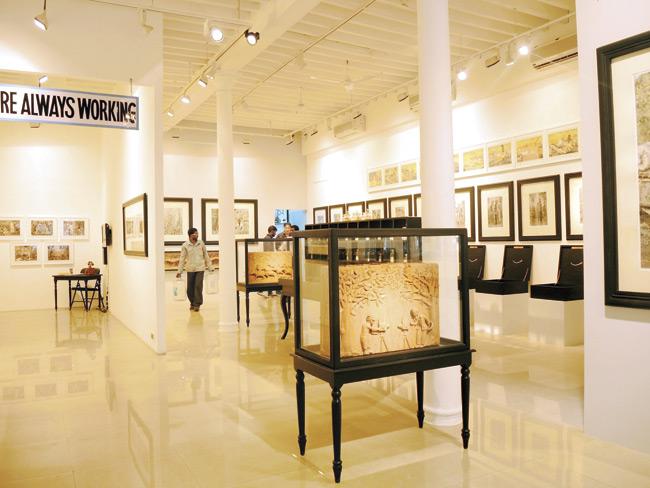 The artefacts on display at Sakshi Gallery