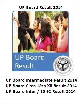 UP Board Intermediate Result 2014 / UP Board Class 12th XII Result 2014  