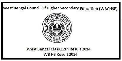 WBCHSE 12th Result / WB HS Result 2014