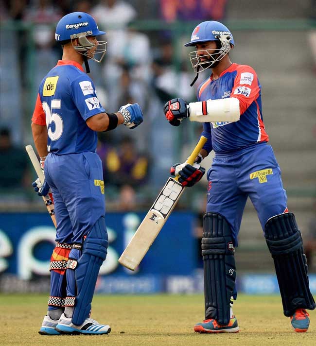 Dinesh Karthik and JP Duminy