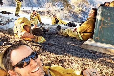 Fireman posts a selfie, thousands say 'thank you'