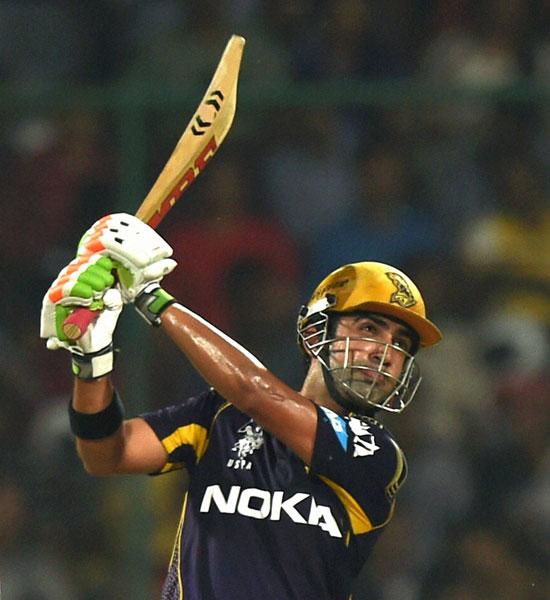Kolkata Knight Riders captain Gautam Gambhir