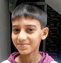 Hrithik Rai, 11, Thane
