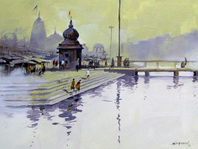 A painting by Sandeep Yadav