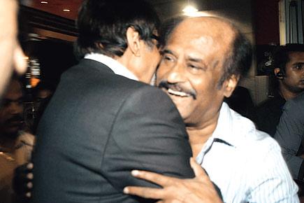 When the legends Rajinikanth and Amitabh Bachchan met